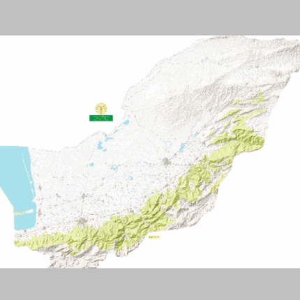 نقشه توپوگرافی استان گلستان