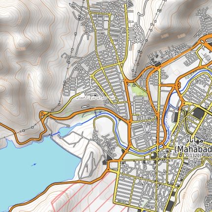 Western Azarbayjan Topo Map
