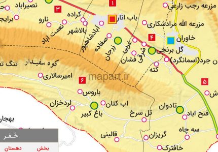 اطلاعات شهرستان خفر