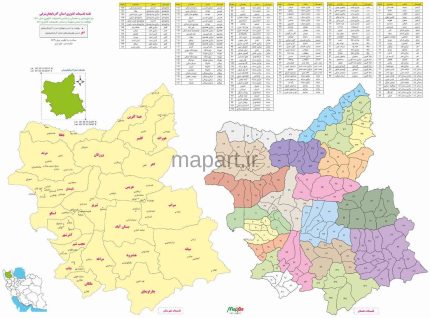 تقسیمات کشوری آذربایجان شرقی 1400