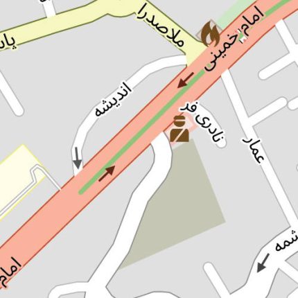 نقشه رودهن با کیفیت بالا