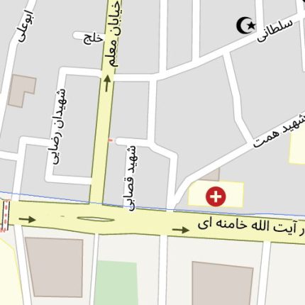 نقشه شهر اشتهارد در استان البرز