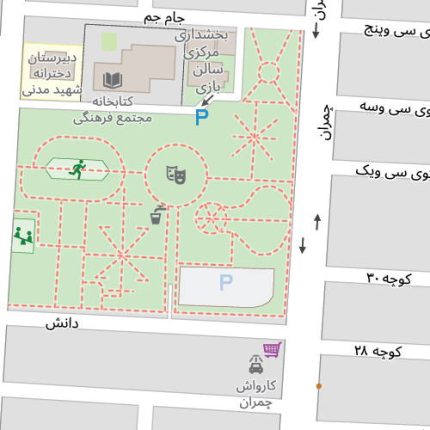 نقشه شهر سلماس با کیفیت بالا برای چاپ
