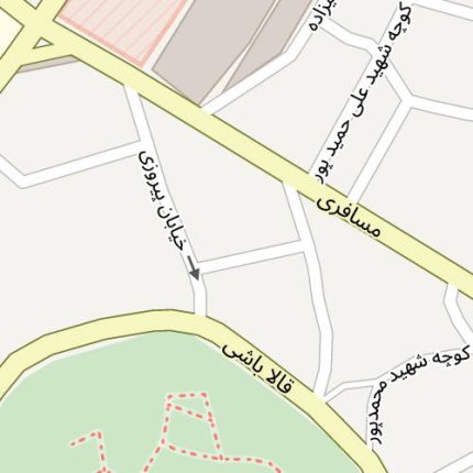 نقشه شهر نقده با کیفیت بالا برای چاپ