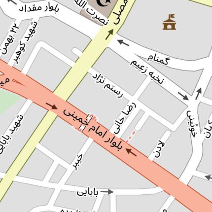 نقشه هشتگرد با کیفیت بالا برای چاپ