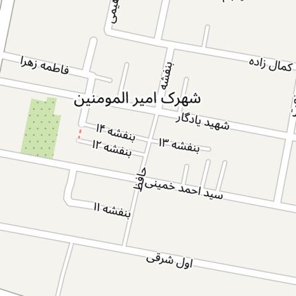 نقشه کمال شهر کرج با کیفیت بالا